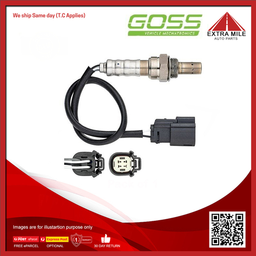 Goss Oxygen Sensor Pre-Catalytic For Saab 900 2.5L V6 B258I 4d Hatchback