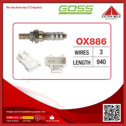 Goss Oxygen Sensor Pre-cat For Saab 9000 3.0L B308I V6 4D Sedan