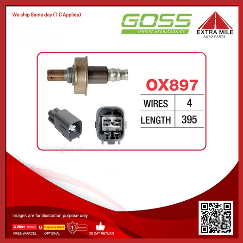 Goss Oxygen Sensor Pre-Catalytic For Toyota Landcruiser Prado GRJ150R 4.0L V6