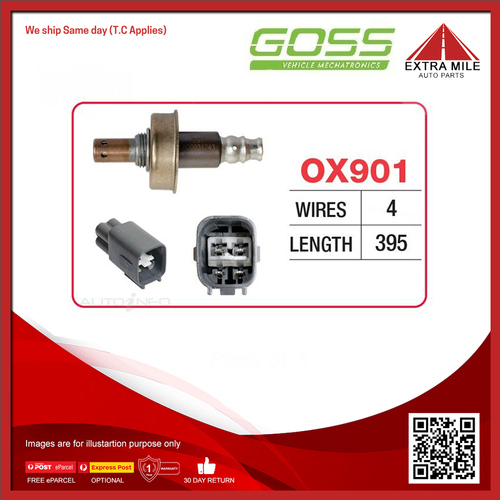 Goss Oxygen Sensor Post-Catalytic For Volvo XC90 D5 P3 2.0L D4204T23,D4204T11