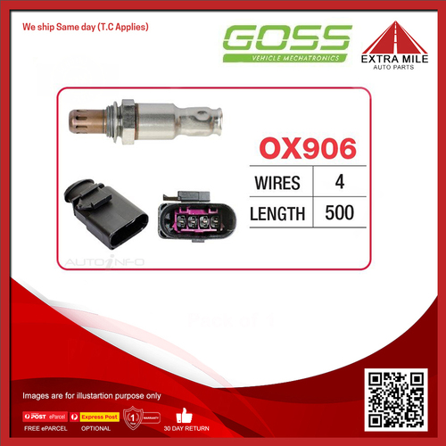 Goss Oxygen Sensor Pre-Catalytic For Nissan Juke ST-S, Ti-S F15 1.6L MR16DDT