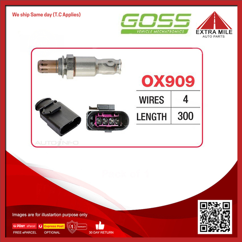 Goss Oxygen Sensor Pre-Catalytic For Renault Master LWB, MWB X62 2.3L M9T.680