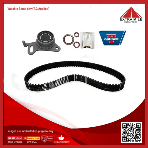 Optibelt Balancer Belt Kit For Mitsubishi Express MWB, SWB SH 2.5L 4D56 3D Van