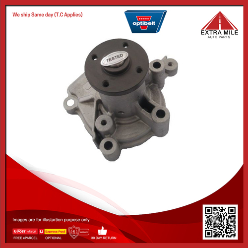 Optibelt Engine Water Pump For Hyundai Elantra XD 1.8L/2.0L, HD 2.0L G4GB, G4GC