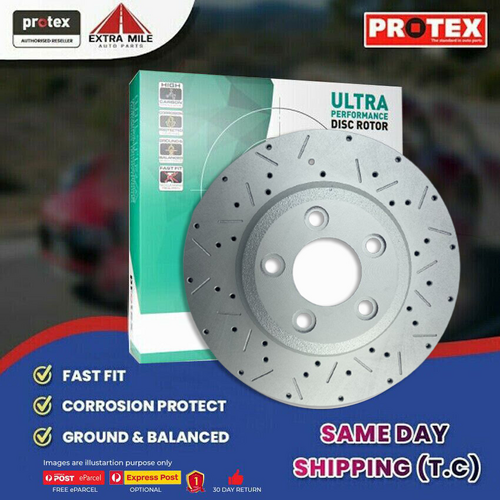 1x Protex Rear Ultra Perf Rotor For HOLDEN Commodore VU V6 & V8 00 - 02