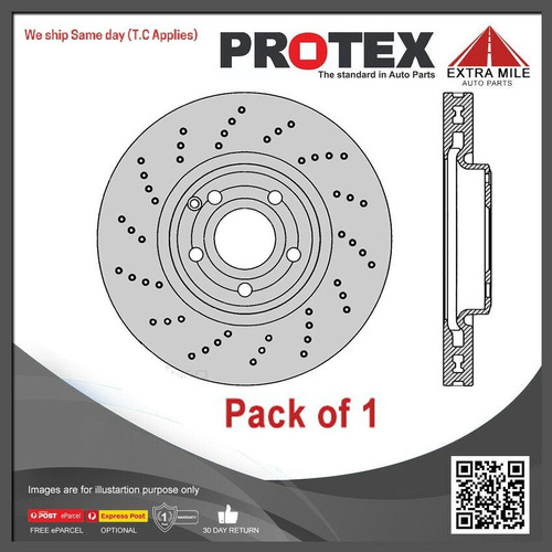 1x Protex Front Ultra Perf Rotor For MERCEDES BENZ CLS350 C218 1/11 on