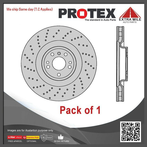 1xProtex Frnt Ultra Perf Rotor ForMERCEDES BENZ ML400 W166 3.0L Twin Turbo 14-15