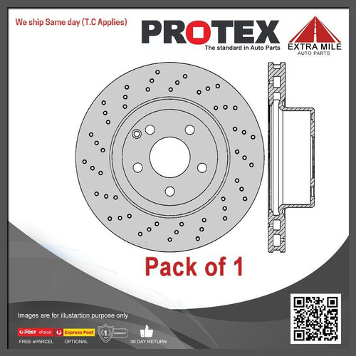 1x Protex Front Ultra Perf Rotor For MERCEDES BENZ S350 W220 9/02 - 8/05