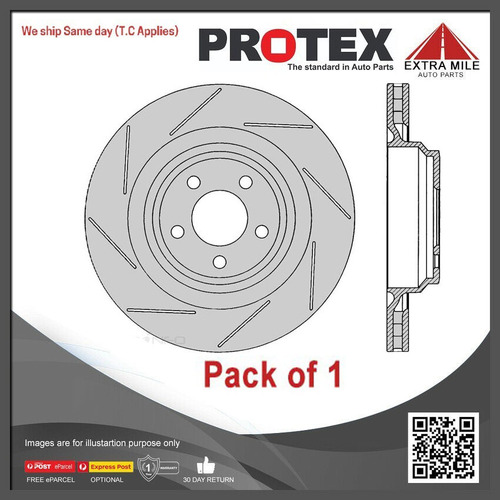 1x Protex Rear Ultra Perf Rotor For CHRYSLER 300C SRT-8 6.1L 05 - 12