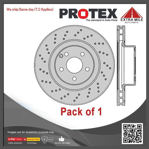 1xProtex Frnt Ultra Perf Rotor ForMERCEDES BENZ W220 To Chass A372602 7/00 -9/02