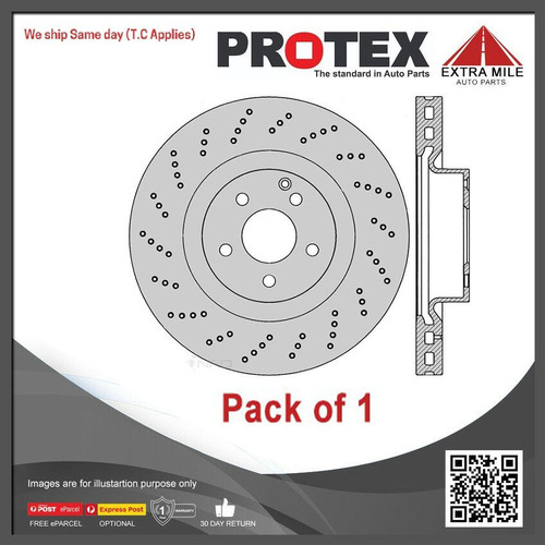 1x Protex Front Ultra Perf Rotor For MERCEDES BENZ E500 W212 09 - 11