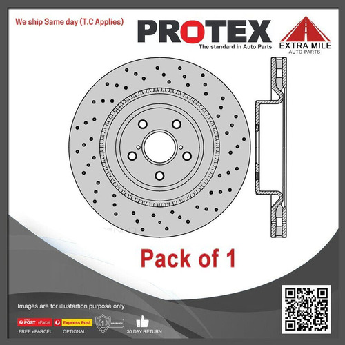 1x Protex Front Ultra Perf Rotor For LEXUS IS F USE20 12/07 on