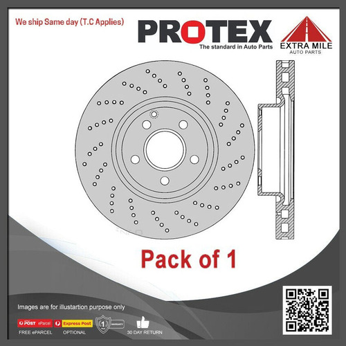 1xProtex Frnt Ultra Perf Rotor For MERCEDES BENZ E350 S212, W212/AMG 1/09 on