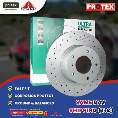 1x Protex Front Ultra Perf Rotor For SUBARU Outback 2.5L & 3.0L H6 10/98 - 06 