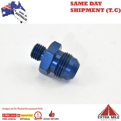 METRIC MALE TO MALE FLARE AN-8 BOSCH PUMP M12x1.5 Blue