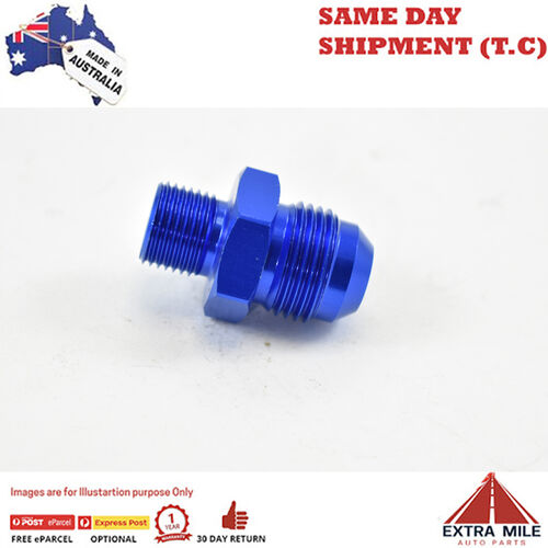 METRIC MALE M14X1.25 TO MALE FLARE AN -8 Blue