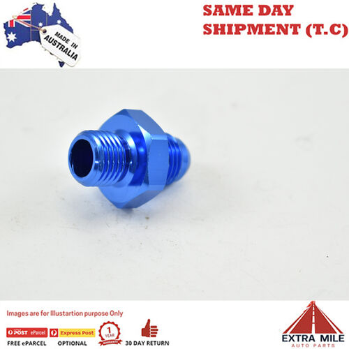 METRIC MALE M14X1.5 TO MALE FLARE AN -6 Blue