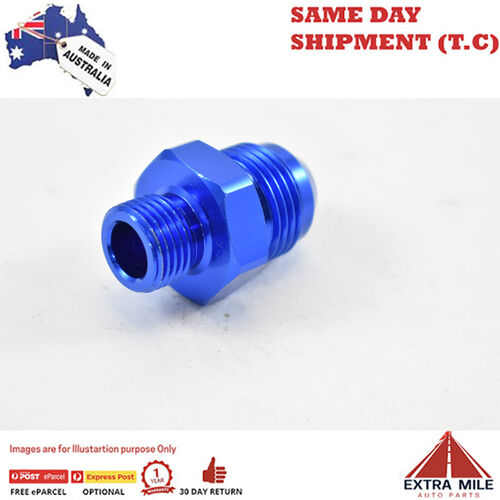 METRIC MALE M16X1.5 TO MALE FLARE AN -10 Blue