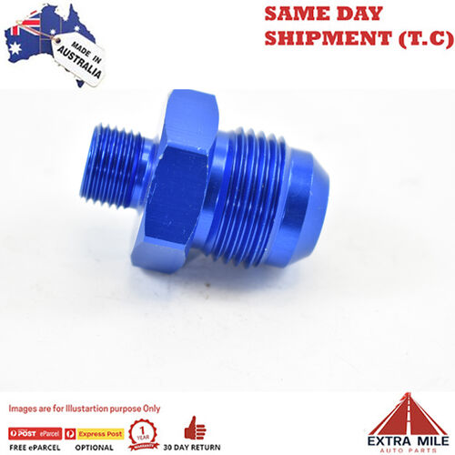 METRIC MALE M16X1.5 TO MALE FLARE AN -12 Blue