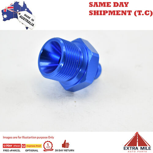 METRIC MALE M24x1.5 TO MALE FLARE AN -6 Blue