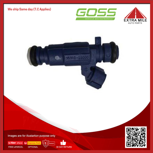 Goss Fuel Injector For Kia Rio LX UB 1.4L G4FA I4 16V DOHC - PIN965