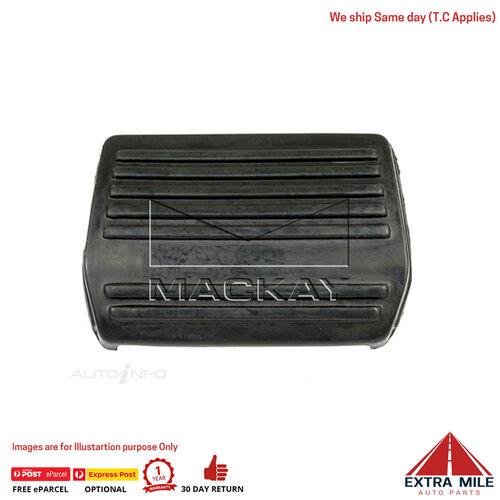 Mackay Brake Pedal Pad For FORD FIESTA WP WQ 1.6L Petrol Auto - PP1025