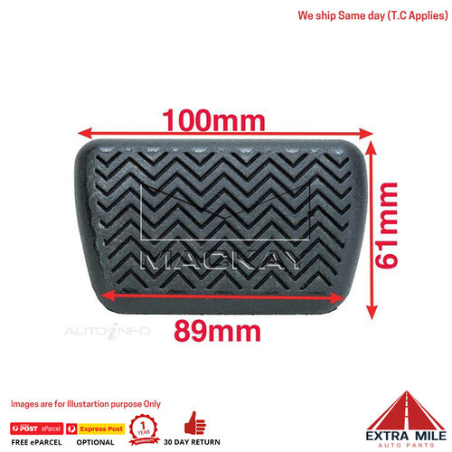 Mackay Brake Padel Pad For Toyota Corolla H Back & Sedan Auto Trans 4Cyl - 1.8L