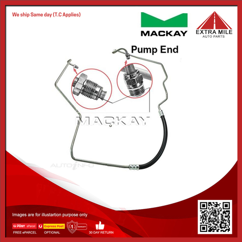 Mackay Power Steering Pressure Hose  For Ford Falcon V8 & XR8 AU 1 UP TO 10/99