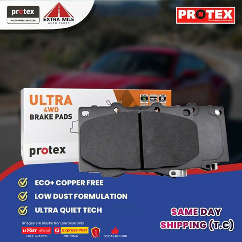 Protex Ultra 4WD Brake Pad Set Front For Holden Jackaroo Deluxe LS 1.9L/2.2L