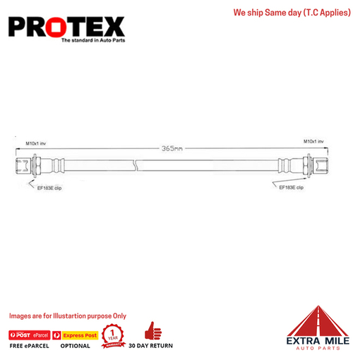 PROTEX Hydraulic Hose - Front For TOYOTA HILUX RN41R 4D Ute RWD… 1978 - 1983