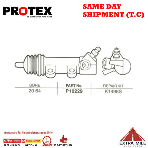 Clutch Slave Cylinder For TOYOTA COROLLA CE110R 2C-III 4 Cyl Dsl Inj 1995 - 2000