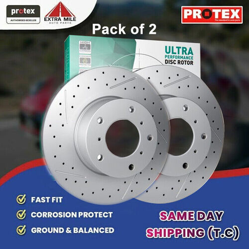 Ultra Perf. Rotor Pair Rear For HOLDEN COMMODORE/CREWMAN/MONARO/ONE TONNER