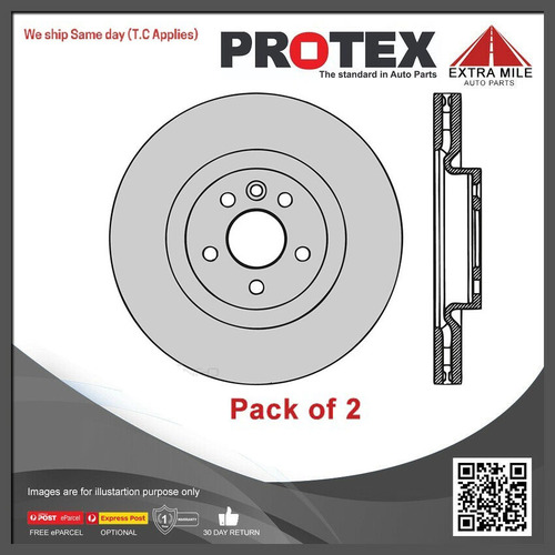 Ultra Perf. Disc Rotor Pair For Land Rovar Discovery Sport 2015 - 2017