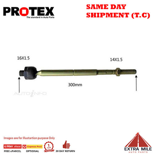 Protex Rack End For KIA MENTOR  4D Sdn FWD 1998 - 2000