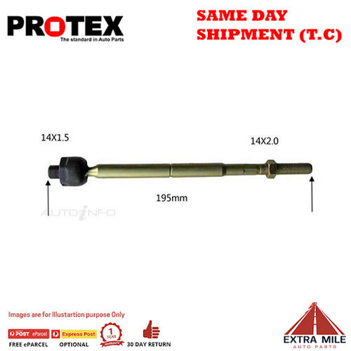 Protex Rack End For VOLVO S70  4D Sdn FWD 1997 - 2001