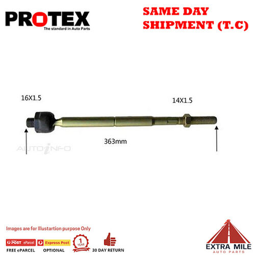 Protex Rack End For HOLDEN VECTRA JR 4D Sdn FWD 1996 - 1998