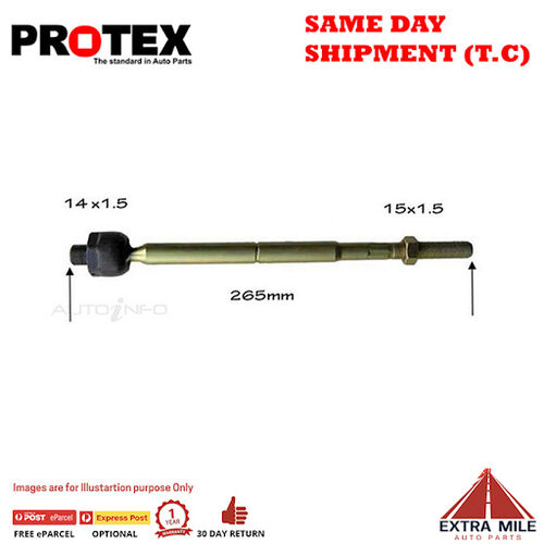 Protex Rack End For TOYOTA AURION GSV40R 4D Sdn FWD 2006 - 2012