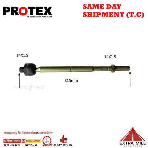 Protex Rack End For HOLDEN COLORADO RC 4D Ute RWD 2008 - 2012