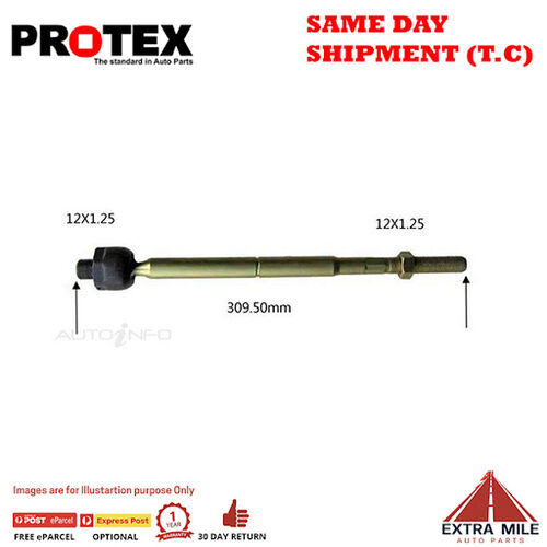 Protex Rack End For HONDA CIVIC AK 4D Sdn FWD 1983 - 1988