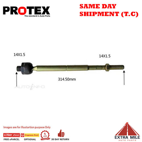 Protex Rack End For TOYOTA CORONA ST150R 4D Sdn FWD 1983 - 1989 RE866