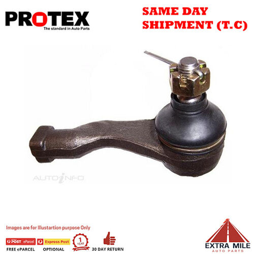 Protex Tie Rod End Left Hand Outer For DAIHATSU CUORE 2D H/B FWD 2000-2003