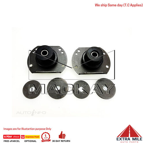 Strut Rod Bush Kit for Holden Commodore VT VZ Pair Rubber Heavy Duty Design for Modified Suspension