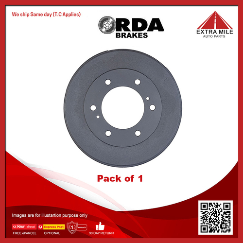 RDA Rear Brake Drum For Nissan Pathfinder D21 2.4L/3.0L Z24 VG30E V6