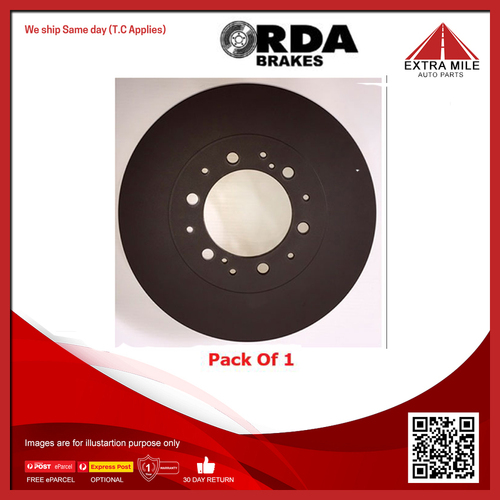 RDA Rear Brake Drum For Toyota Hilux GUN126R 2.8L, KUN25R 2.5L, KUN26R 3.0L