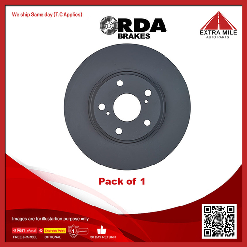 RDA Rear Standard Disc Brake Rotor Solid 283mm - RDA7031