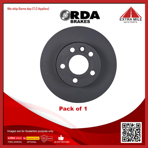 RDA Rear Standard Disc Brake Rotor Solid 282mm - RDA7052