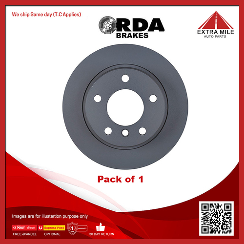 RDA Rear Standard Disc Brake Rotor Solid 280mm - RDA7062