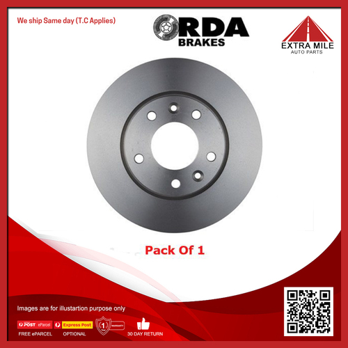 RDA Front Disc Brake Rotor 274mm For Kia Carnival UP 752 2.5L V6 K5 - RDA7238