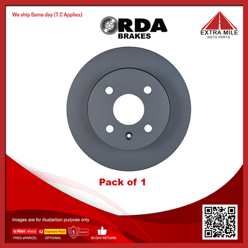 RDA Rear Standard Disc Brake Rotor Solid 240mm - RDA7544