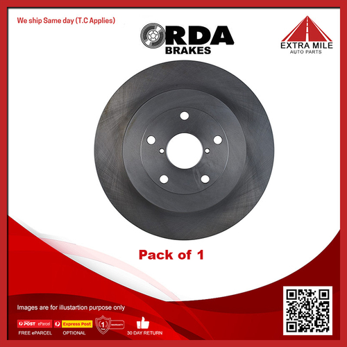 RDA Rear Standard Disc Brake Rotor Vented 316mm - RDA7619